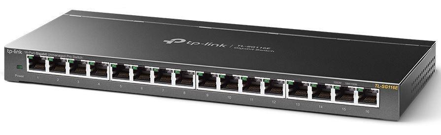 TP-Link 16Port Gigabit Unmanaged Pro Switch Desktop-Wall Mounting L2 Features