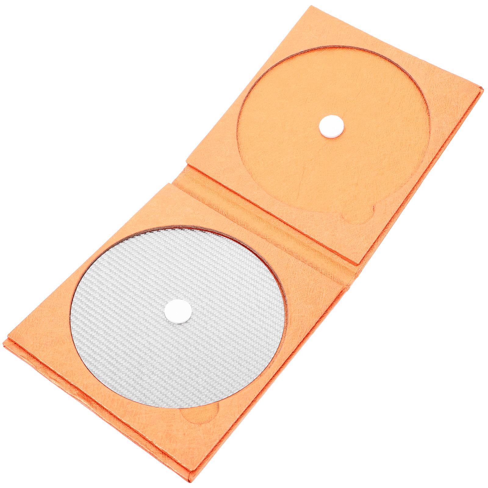 Disc Tuning Pad Carbon Fiber CD DVD Stabilizer Tuning Mat Carbon Fiber CD Tuning Pad