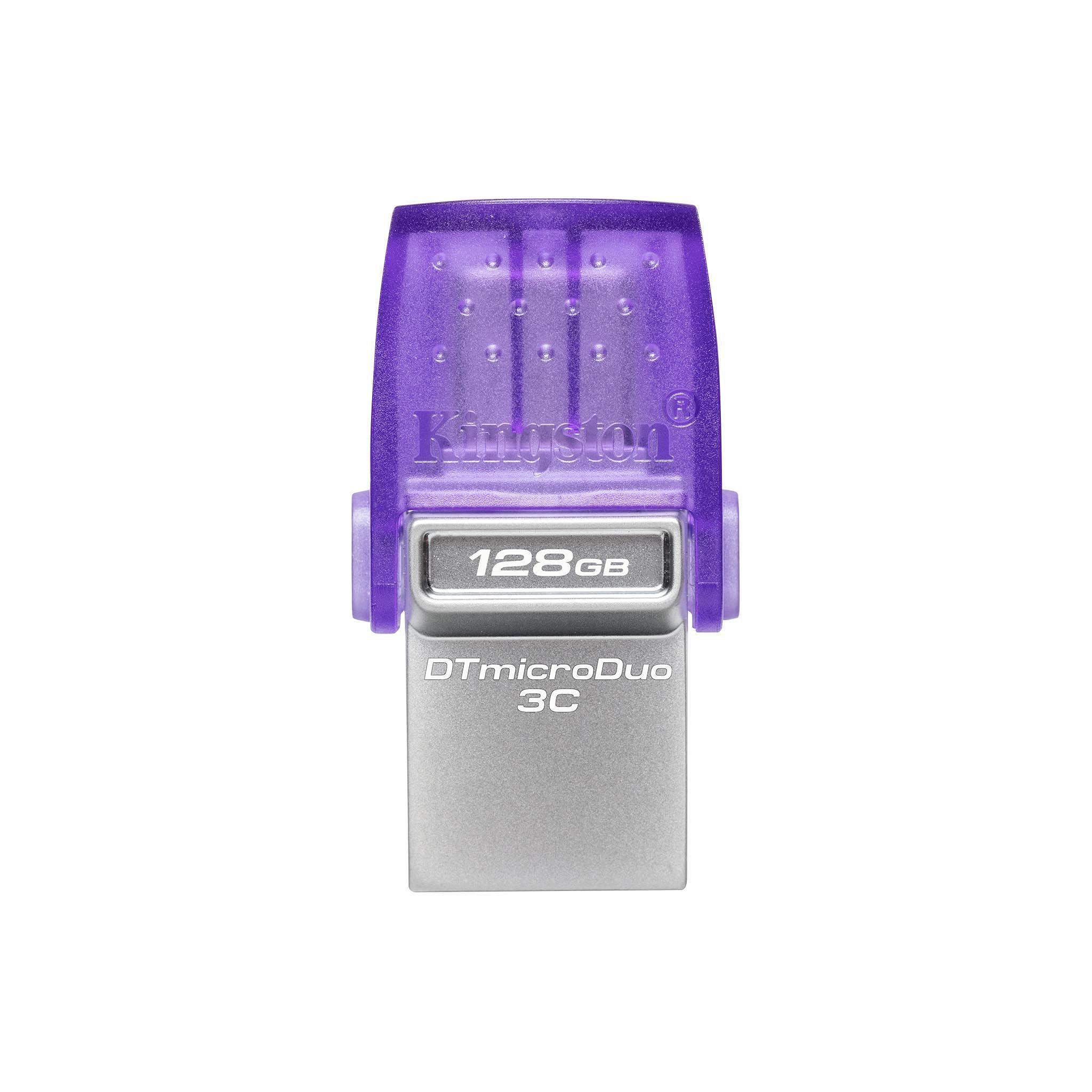 Kingston 128GB DT MicroDuo 3C USB 3.2 Flash Drive [DTDUO3CG3/128GB]