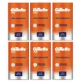 6x Gillette Pro Skin Hydrating After Shave Moisturiser Men's 50ml with SPF15