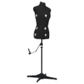 Adjustable Dress Form Female Black S Size 33-40 vidaXL