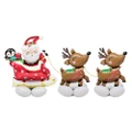 Christmas Santa and Reindeers Air Fill AirLoonz Balloon