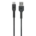 Monster TPE 1.2M USB-C to USB-A Phone Charging/Sync Power/Data Cable Black