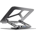STDS12GRY Rotating Laptop Stand With USB-C Dock Stage S12