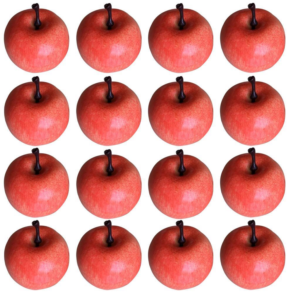 Little Apple Fruit Backdrop Supply Artificial Apple 30 Pcs