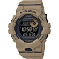 Casio G-SHOCK G-SQUAD Step Tracker Bluetooth - Utility Color Men's 20 ATM Water Resistant Resin Strap Wristwatch