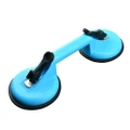 Glass Suction Cups Heavy Duty Aluminum Alloy Handheld Vacuum Panel Lifter Glass Sucker with Thick Large Rubber Pad for Lifting Moving Glass Ceramic Tiles Granite Marble