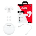 HyperX Cloud Buds True Wireless BT Gaming Headphones In-ear Earbuds 10mm Sound Unit Fast Pairing Sensitive Touch Control White