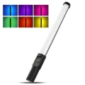 PULUZ PU4134 Handheld RGB Light Tube LED Video Light Wand 3000K-6500K Dimmable 18 Lighting Effects Built-in Battery for Vlog Live Streaming Product Portrait Photography