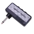 Electric Guitar Headphone Amplifier Amp 1/4 Inch Plug 3.5mm Headphone Jack & Aux In with Classic Rock Distortion Effect Built-in Rechargeable Battery