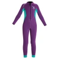 Kids Girls Wetsuit 2.5mm Neoprene Long Sleeve Full Diving Suit for Diving Beach Pool