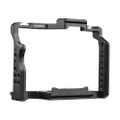 Andoer Camera Cage Aluminum Alloy Video Cage with Dual Cold Shoe Mounts Numerous 1/4 Inch Threads Replacement for Sony A7IV/ A7III/ A7II/ A7R III/ A7R II/ A7S II