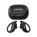 Lenovo LivePods LP7 Ear-hook Headphones BT 5.0 Wireless Earphones with 14mm Driver/Noise Canceling MIC/IPX5 Waterproof/400mAh & LED Power Display Handfree Sport Headsets with MIC for Gym Running