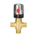 Bathroom Adjustable Thermostatic Mixer Valve Brass Water Mixer Hot/Cold Water Mixing Temperature Control Valve For Home Water Heater