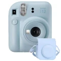 Fujifilm Instax Mini 12 Instant Camera w Case - Blue