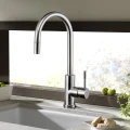 SWEDIA Klaas - Stainless Steel Kitchen Mixer Tap - Brushed - With Pull-Out