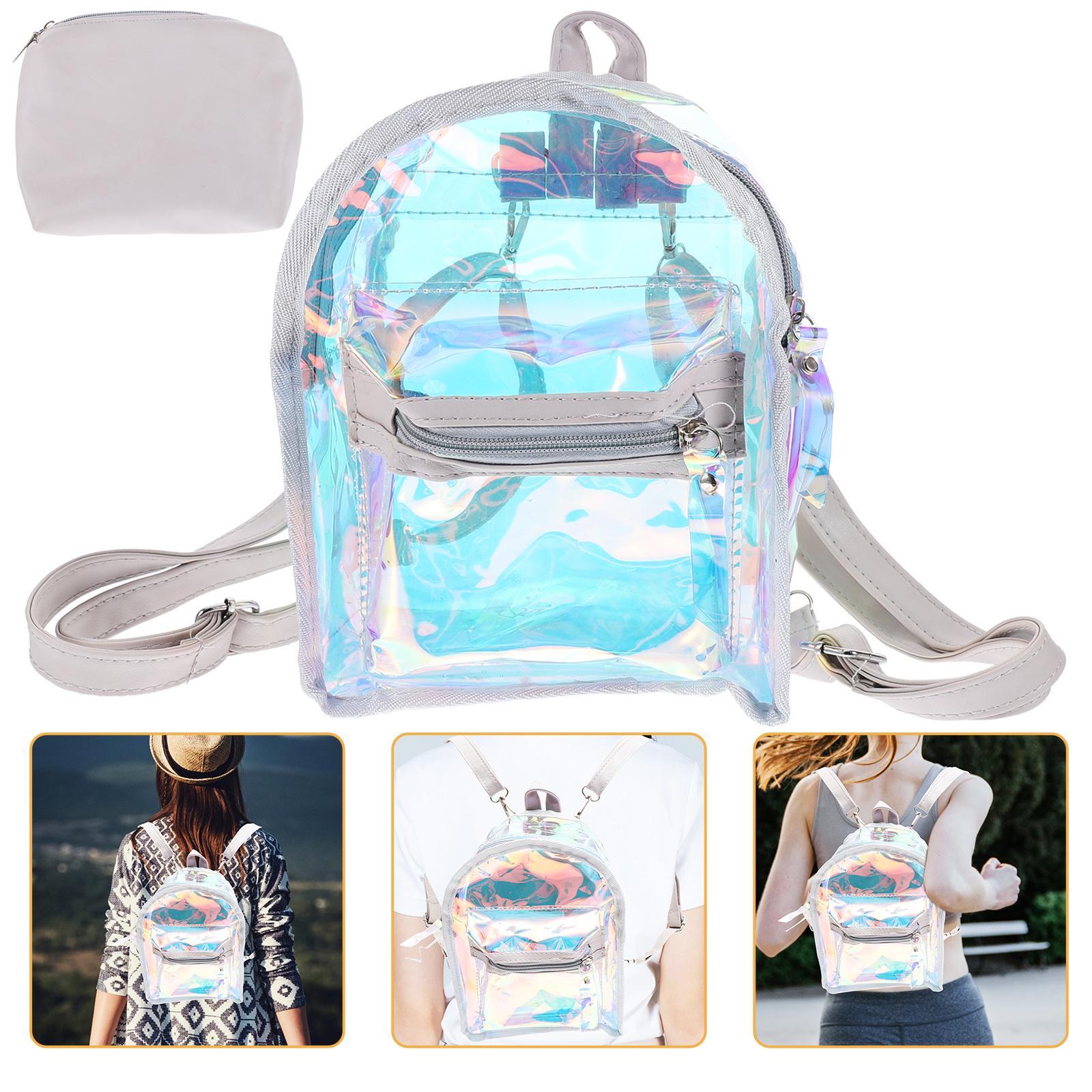Laser Transparent Backpack Backpack Girls Holographic Backpack School Hologram Backpack Men Women