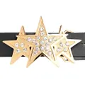 Iced Out Bling Belt - TRIPLE STAR silver gold
