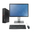 Lenovo M910s SFF Bundle Desktop PC i5-6500 3.6GHz 480GB SSD 8GB RAM + 22" Monitor | Refurbished