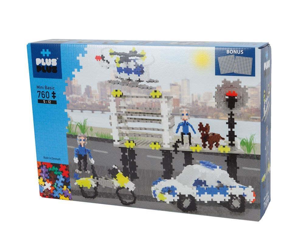 760pc Plus Plus Basic Police Creativity Puzzle Kids/Toddler Activity Toy 5y+