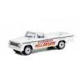 Greenlight Licensed 1:64 Scale Dodge D-100 World's Fair Hell Drivers 1966 Diecast Model Car White & Red