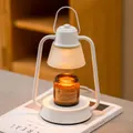Candle Warmer Lamp with Timer Candle Warmer Light Dimmable Candle Melting Lamp-White