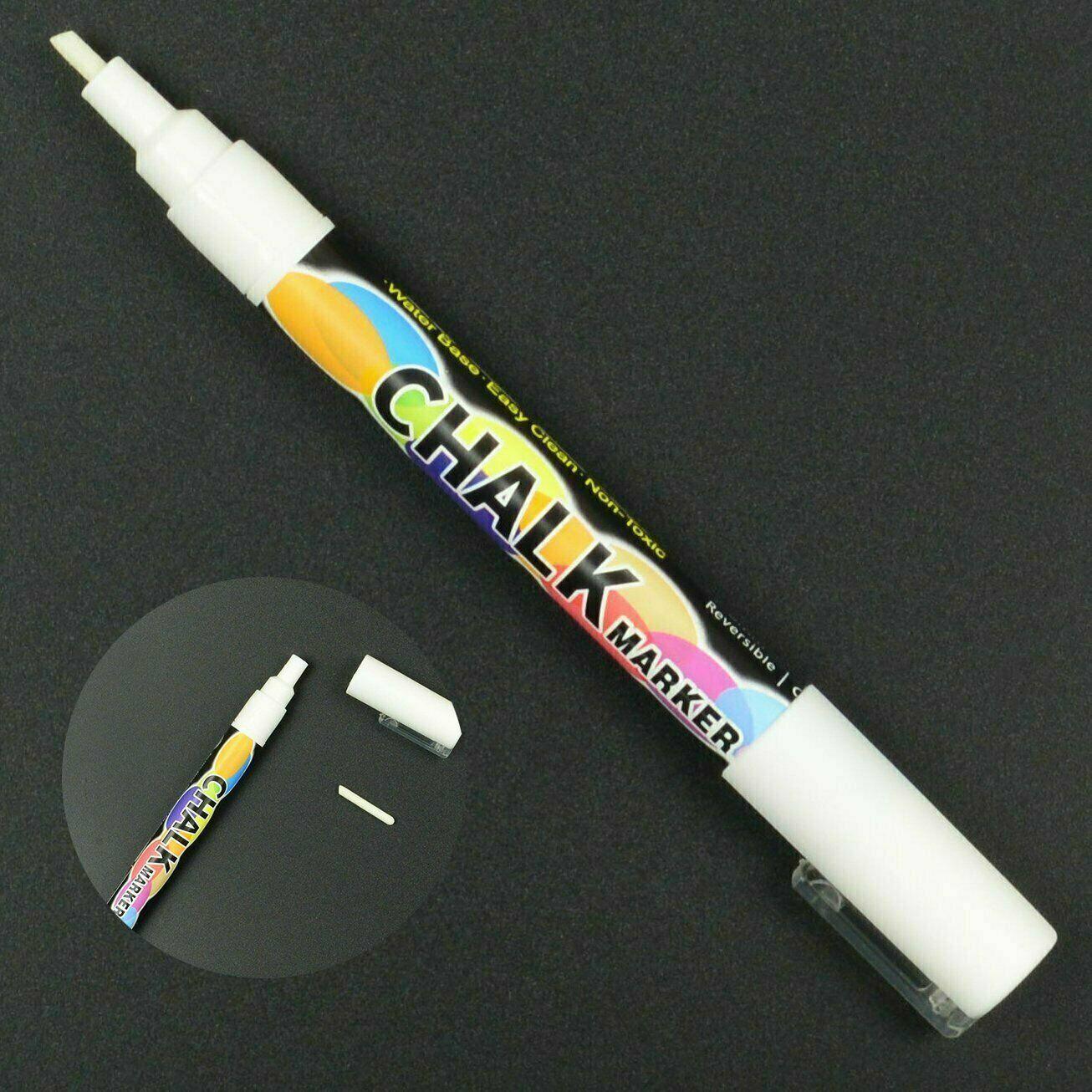 8pcs 3/6/15mm Liquid Chalk Marker Pens LED Writing Board Glass Art Pen Window AU