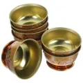 7 Pcs Buddhist Offering Cup Sacrifice Cup Alloy Altar Cup Water Container