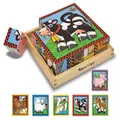 Farm Cube Wooden Puzzle
