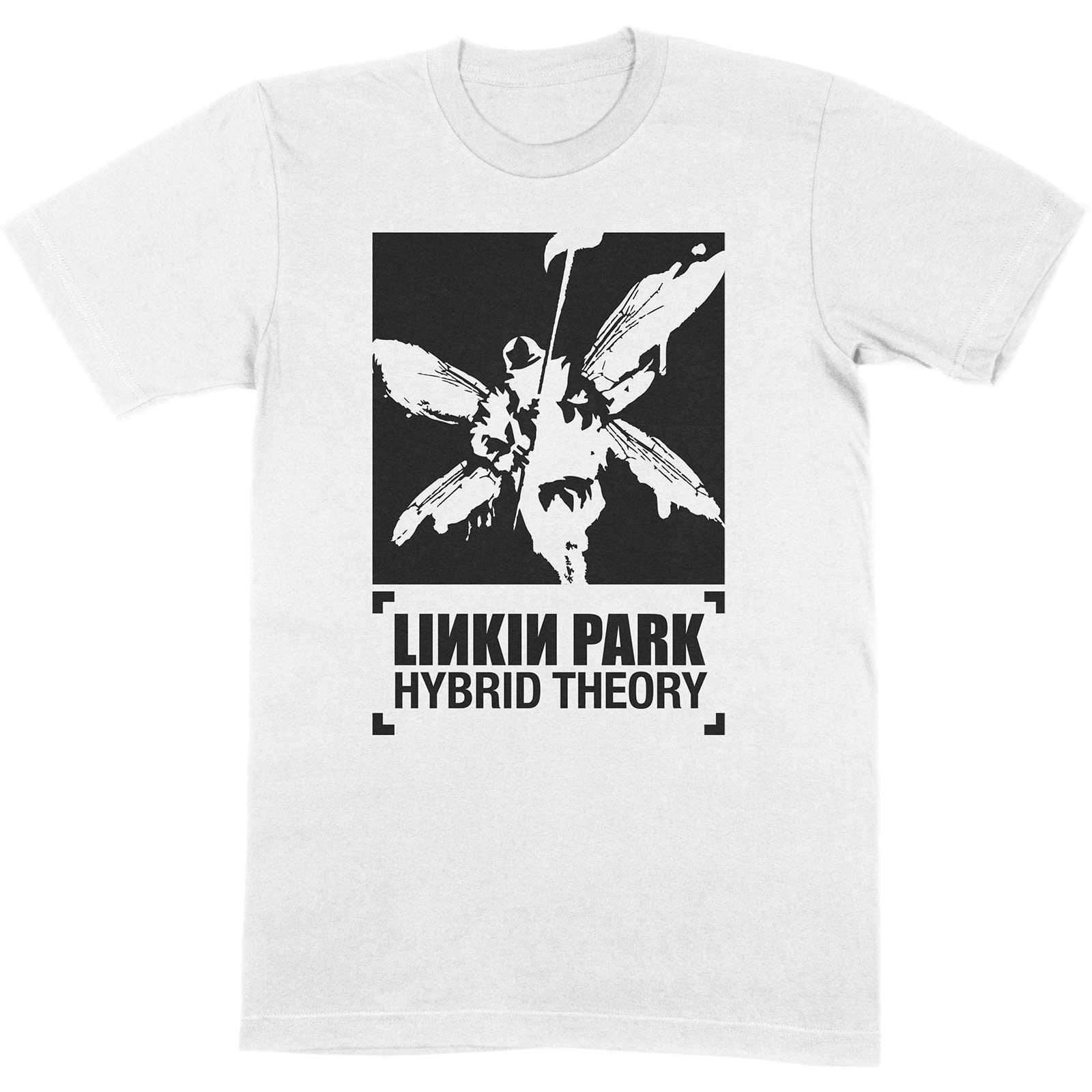Linkin Park Unisex Adult Soldier Hybrid Theory Cotton T-Shirt (White) (XL)