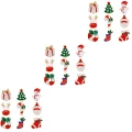 27 Pcs Christmas Creative Brooch Set Alloy Brooch Drip Oil Breastpin Funny Badge Party Costume Decor Supplies