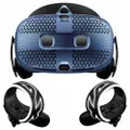 HTC Vive Cosmos Virtual Reality Headset Kit VR Controllers Dark Blue