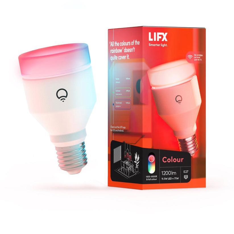 LIFX Colour Smart Light Bulb A60 E27 1200lm
