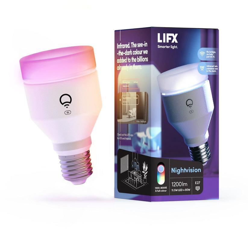 LIFX Nightvision Smart Light Bulb A60 E27 1200lm