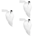 3 Pairs Adorable Photo Props Decorative Bird Prop Bird Decor Dove Toys Lovers White