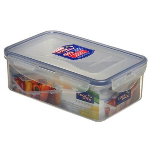 Lock & Lock Food Storage Container (Transparent) (13.7 x 10.4 x 18.5cm)