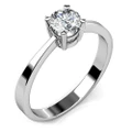 Solitaire Ring Embellished With SWAROVSKI Crystals