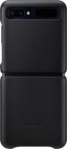 Samsung Z Flip Leather Cover (EF-VF700) Black Brand New