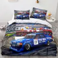 Ford Falcon XD Tru Blu Queen Quilt Cover Set