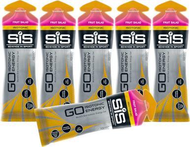 SIS GO Isotonic Energy Gels Fruit Salad 60ml (6 Pack)