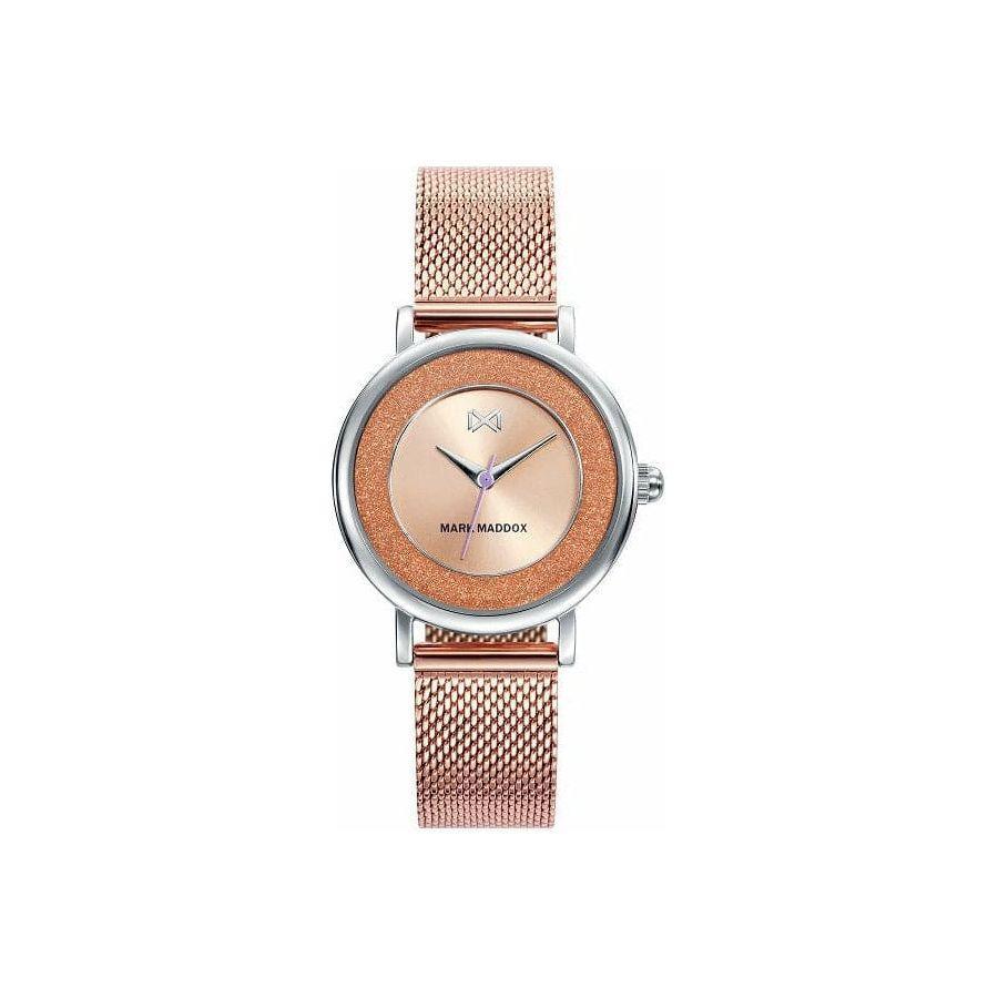Mark Maddox Quartz Ladies Watch Mod. MM7108-90 - Elegant Rose Gold Timepiece for Women