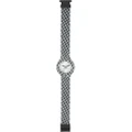 HIP HOP Mod. PIED DE POULE Women's Plastic Quartz Wristwatch - Model HP-POULE32 - Black and White