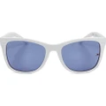 Tommy Hilfiger TJ 0041_S White Unisex Rectangular Sunglasses with Clear Lenses
