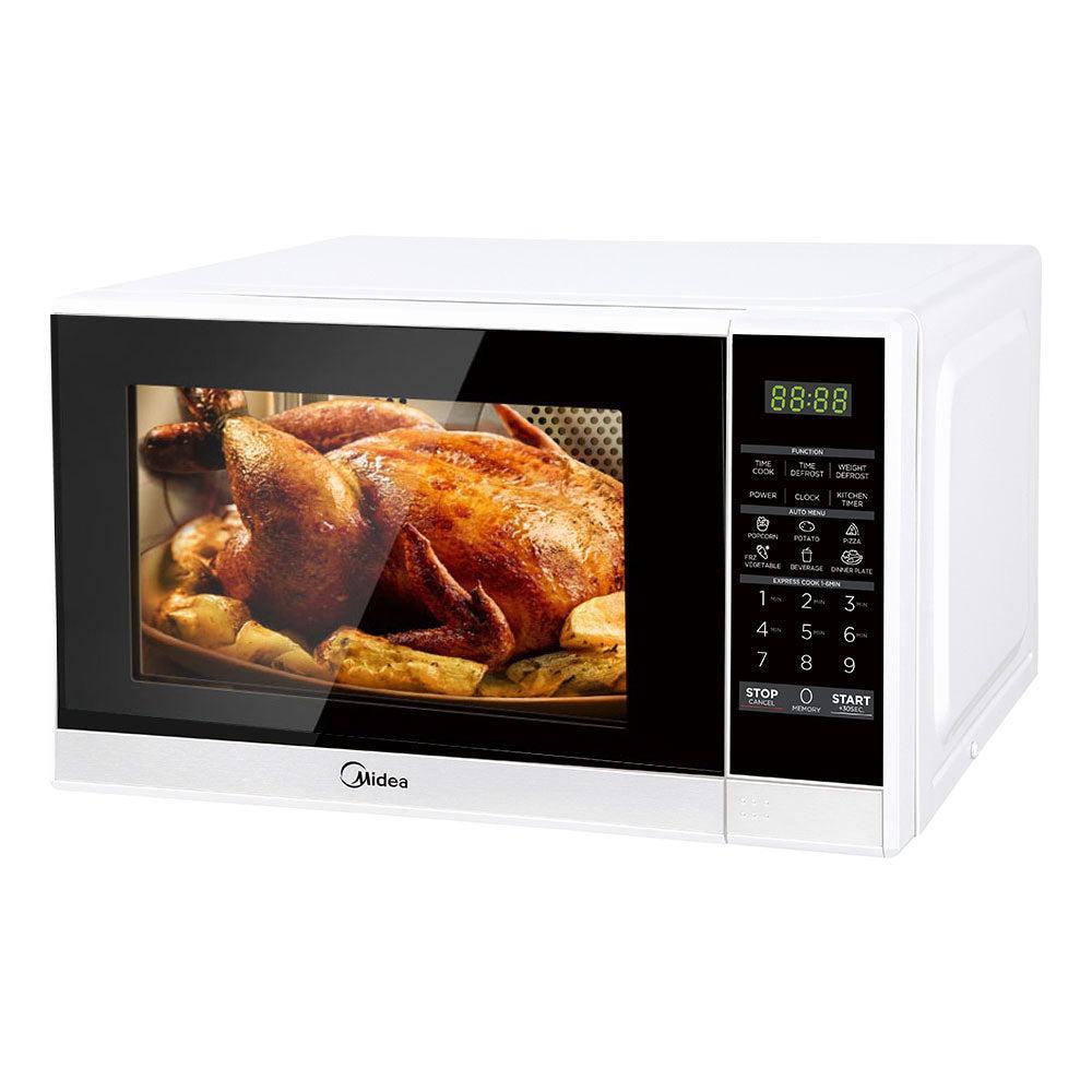 Midea 20L / 25LMicrowave Digital Touch Control 10 Power Levels 99 Min Timer 30s Quick Start White/Sliver 3 Model Available-K