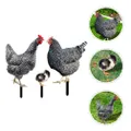 Farm Animal Sculpture Chicken Garden Stakes Acrylic Yard Sign Venue Setting Props Family Silhouette