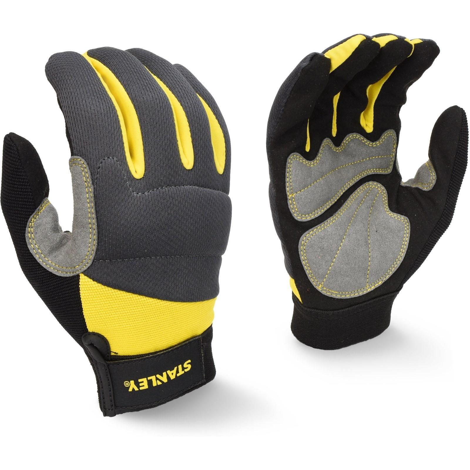 Stanley Mens SY660 Safety Gloves (Yellow/Grey/Black) (One Size)