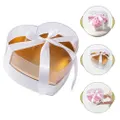 Flower Packing Bucket Arranging Container Holding Flowers Clear Holder Transparent Fresh Case White