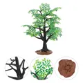 Maple Model Decor Home Artificial Indoor Plants Tree Fairy Garden Trees Fake Fall Vintage Christmas Decorations Office Dollhouse Scale