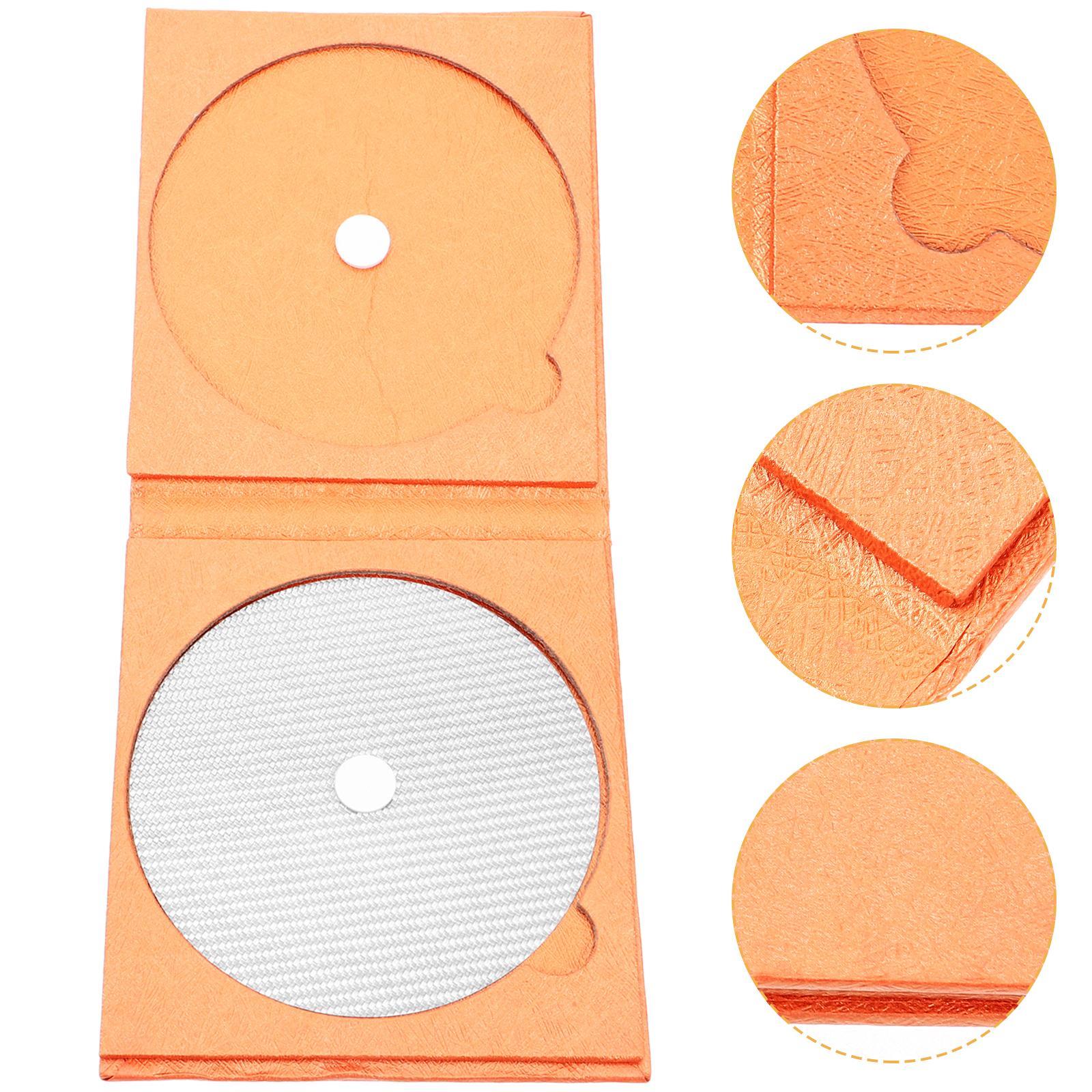 Tuning Pad CDs Carbon Fiber CD Tuning Pad Accessories Stabilizer CD Player CD Tuning Pad White