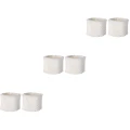 6 Pcs Wood Pulp Filter Humidifier Part Replacing Element White
